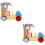 2 Set Auto Con Cacciavite In Legno Montessori Per Bambini 8