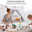 2 Set/18 Da Bagno Orso Numeri Lettere Impilabile 8