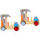 2 Set Auto Con Cacciavite In Legno Montessori Per Bambini 6