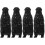 4Pz Figurine Animali Realistiche Nero in Per Decor Desktop 5