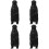 4Pz Figurine Animali Realistiche Nero in Per Decor Desktop 6