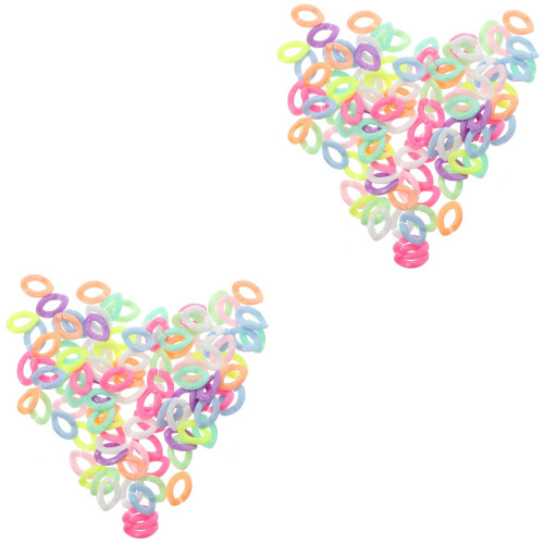 600Pz E Decori Colorati in Acrilico Per Bracciali E Collane DIY 2