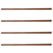 4Paare Robuste Essstäbchen Aus Holz Für Und Grillen