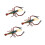 3St Multi Gekleurde Plastic Kreeft En Garnalen Decoratieve Speelgoed 4