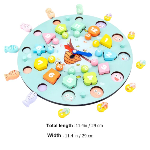 1 Set Magnetisch Puzzelplank Kinderen Inrijgen Speelgoed 1