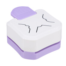 5Pcs ABS Zinc Alloy Purple Corner Puncher for Book Binding and Crafts
