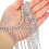 Face Chain Prata Com E Tassel Para Acessórios Femininos 3