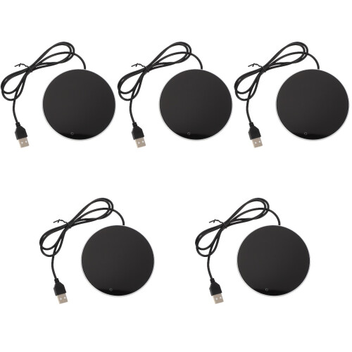 5Pcs Aquecedor De USB Reutilizável Para Copo E 2