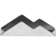 2 Unidades Suporte Aço Inoxidável Para Guardanapos Decorativo Autônomo