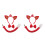 2Set Fascia in Poliestere Set Orecchie E Coda Per Feste 5