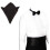 18Pz E Cummerbund Uomo Nero Set Sera 1