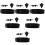 18Pz E Cummerbund Uomo Nero Set Sera 10