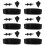 18Pz E Cummerbund Uomo Nero Set Sera 9