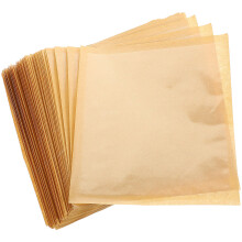 100Pz Sacchetti Carta Kraft Con Finestra Per Pane E Dolci Casa