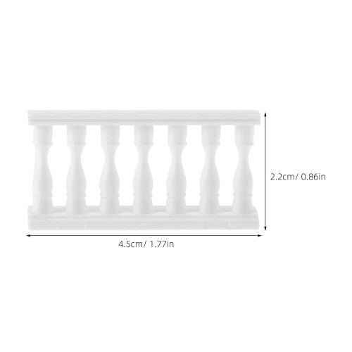 24 Ringhiera Per Casa Delle Bambole Con Colonne Romane Simulate 1