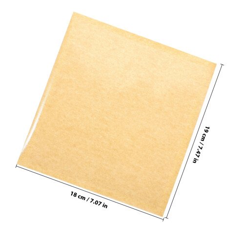 100Pz Sacchetti Carta Kraft Con Finestra Per Pane E Dolci Casa 1