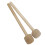 1Paio Bacchette Drumstick Khaki Legno Lana Per Performance Musicale 8