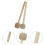 1Paio Bacchette Drumstick Khaki Legno Lana Per Performance Musicale 3