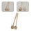 1Paio Bacchette Drumstick Khaki Legno Lana Per Performance Musicale 5