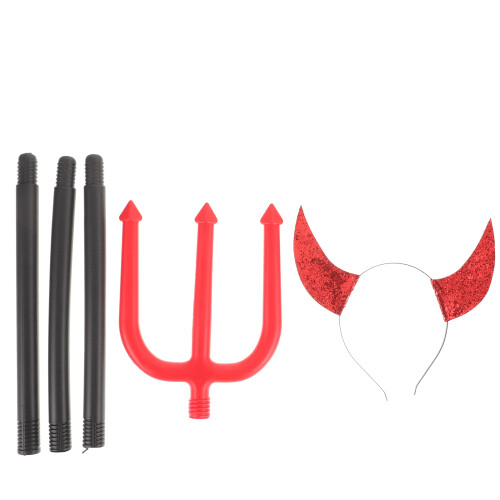 5Conjuntos Tiara Vermelha Resistente Para Festa E Cosplay