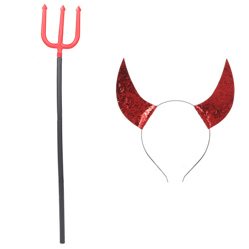 5Conjuntos Tiara Vermelha Resistente Para Festa E Cosplay 1
