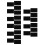 25Pcs Stackable Black Sponge Jewelry Box Ring and Earring Display Pads 6