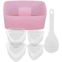 1Conjunto Kit De Onigiri E Sushi PP Reutilizável Para Cozinha