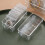1Conjunto Estojo De Armazenamento Para Transparente PVC 5