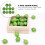 100 Unidades Mini Maçãs Brinquedos Educativos Decorativos 9