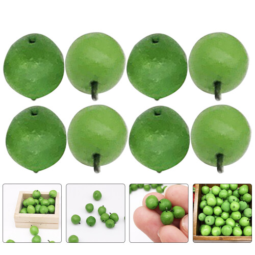 100 Unidades Mini Maçãs Brinquedos Educativos Decorativos 2