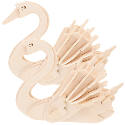10 Unidades -Cabeça Animal DIY Tipo Cisne