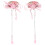 1Par Presilha Decorativa Rosa Para Crianças Com Estilo E Tassel 9