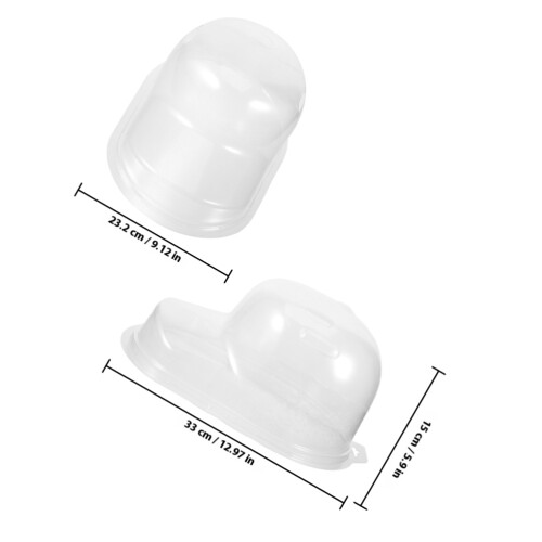 Portátil De Armazenamento Para Chapéus E Bonés Transparente 1