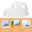 Portátil De Armazenamento Para Chapéus E Bonés Transparente 7