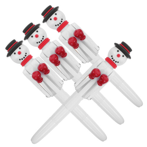 8 Canetas Esferográficas Temáticas Natalinas com Tinta Gel 2