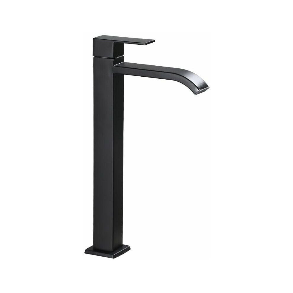 Solid Steel Construction Bathroom Faucet, Modern Design Vessel Sink Faucet With Single Handle And Waterfall Spout For Easy Installation In Your 9169997086884