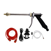 Portable Car Pressure Washer 12V Electric High-Pressure Washer, DC Motor Auto Shut-off Ensures Safe And Efficient Cleaning On The Go