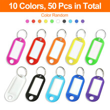 Étiquettes porte-clés, étiquettes arc-en-ciel personnalisées pour un codage couleur personnalisé, une identification facile et une utilisation