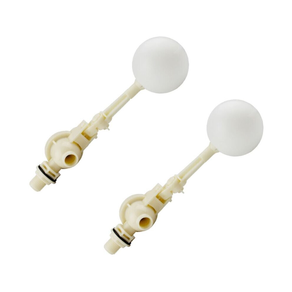 Automatic Water Float Valve, Pe Floating Ball For Accurate Water Level Monitoring, Corrosion Resistance Ensures Long-Term Reliability, 1/2" Male Threa 9441426919513