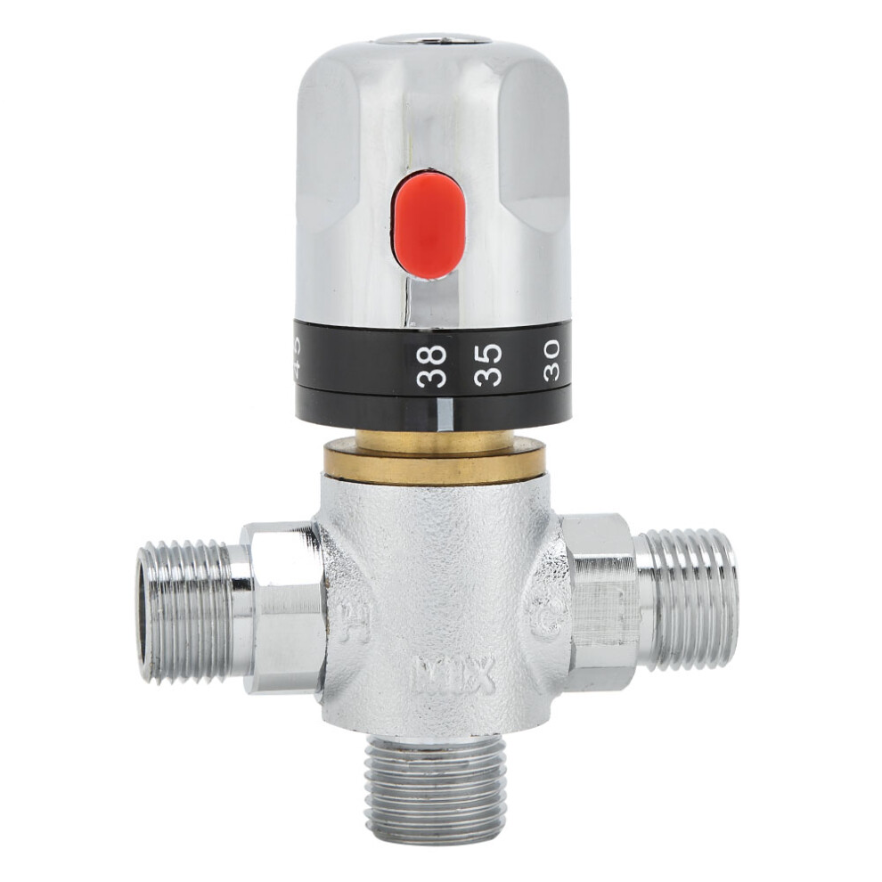 High Quality Brass Thermostatic Mixing Valve, Reliable And Durable Temperature Control Valve For Bathroom And Kitchen, Solid Brass Construction Ensure 9441426920748