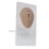 3D Silicone Belly Button Model for Piercing Practice, Dark Skin, Reusable 8