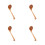 4Pcs Concha Sopa Madeira Com Longo Para Ramen 7