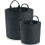 BagBase (40cm x 40cm, Charcoal Melange) Bagbase Felt Laundry Basket 1