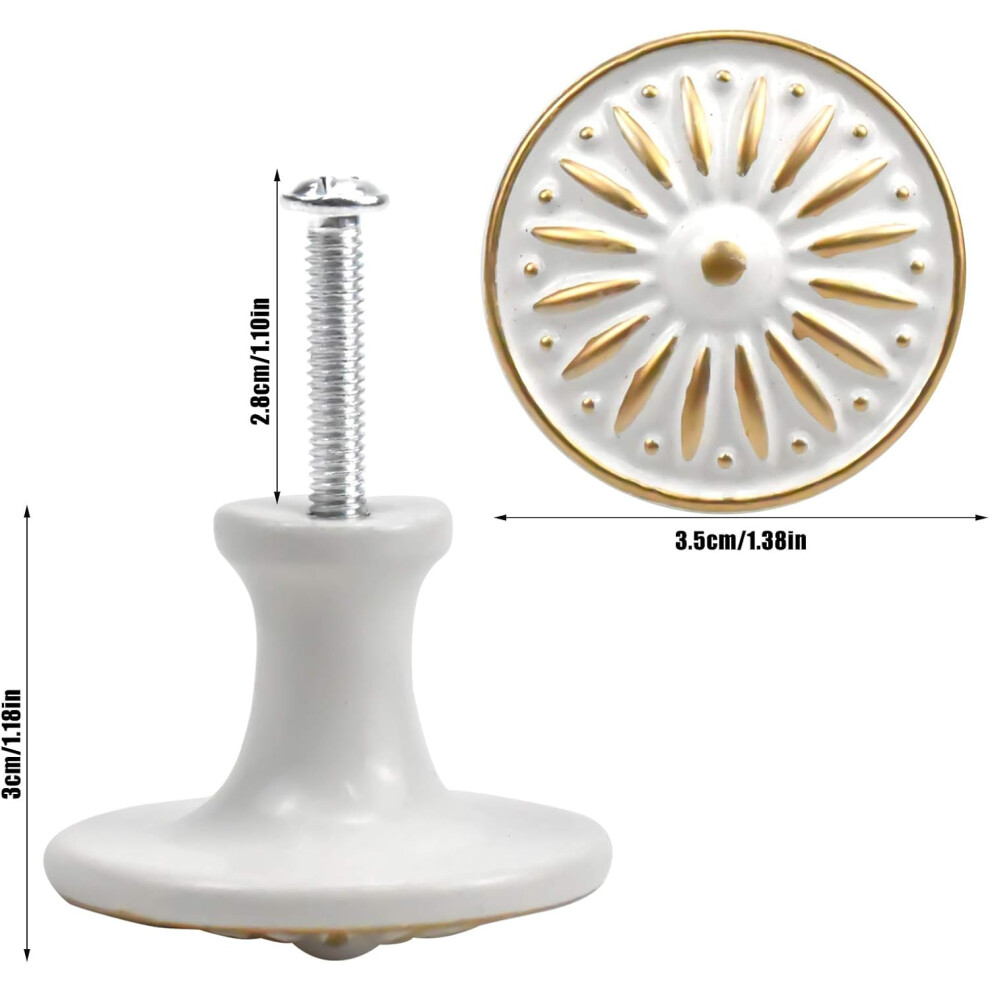 Cabinet Knob, Elegance Defined For Your Kitchen And Bedroom Furniture, Classic Style Ceramic Knob Drawer Pull Handle, Update Home Decor With Smooth 9169997088291