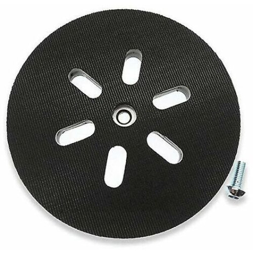 Compatible with Bosch, Replacement Sanding Pad for 150mm Orbital Sanders, 6-Hole Hook & Loop Backing Pad with Engineering Plastic Backboard, Reduced
