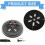 Compatible with Bosch, Replacement Sanding Pad for 150mm Orbital Sanders, 6-Hole Hook & Loop Backing Pad with Engineering Plastic Backboard, Reduced 5
