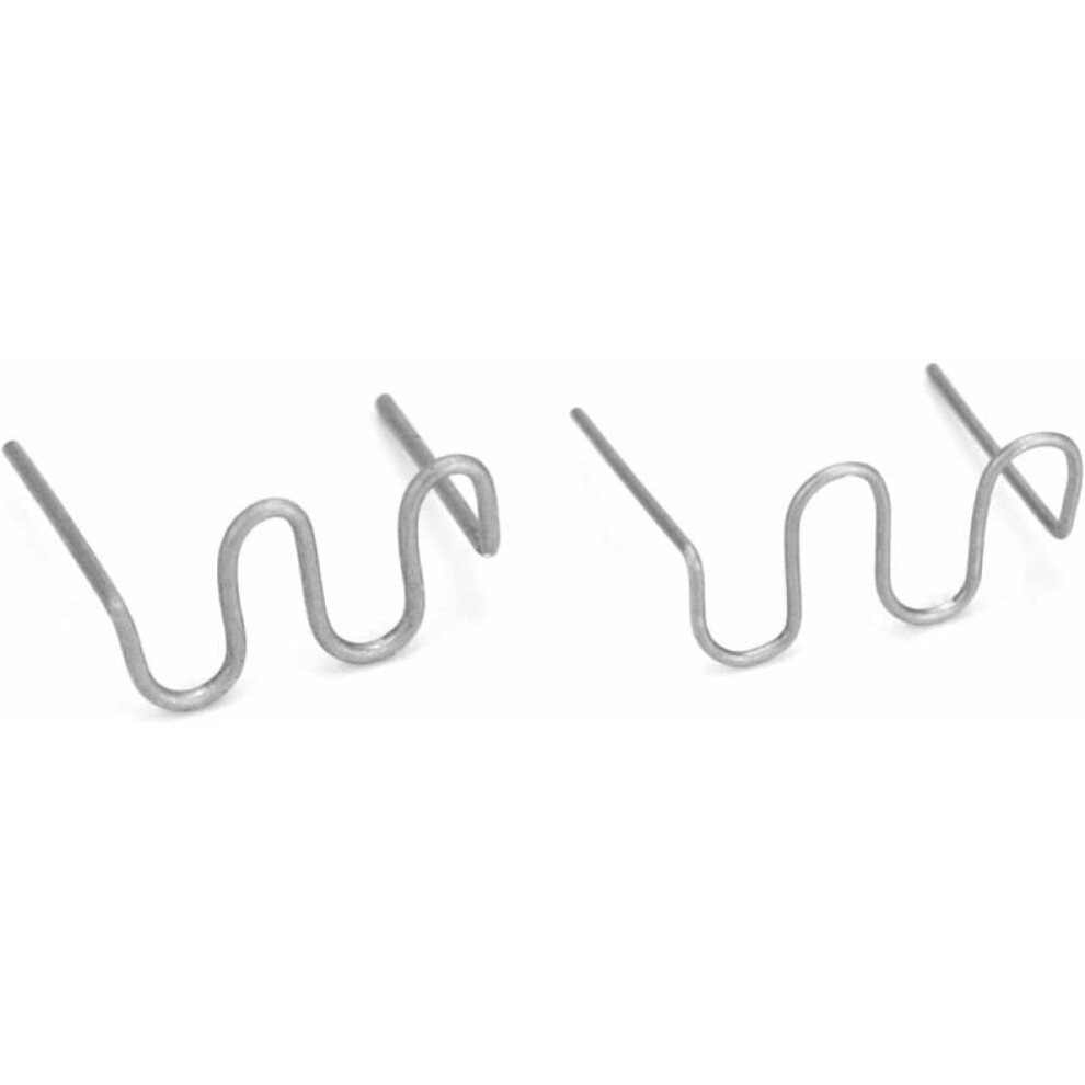 Plastic Repair Staples For Automotive Bumper Fixing, Wavy Staple Design Stainless Steel Hot Staples For Plastic Welding Repair, Secure And Strong 9448196741115