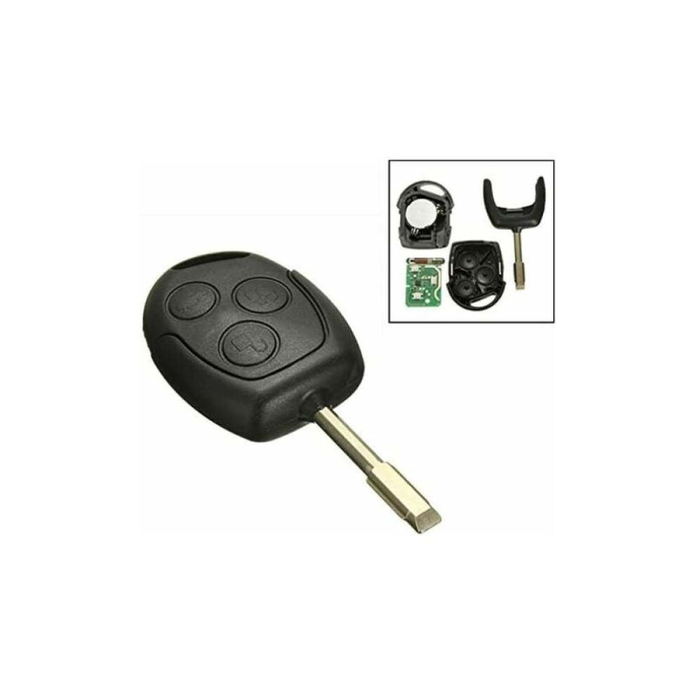 Aftermarket Replacement For Ford Key Fob Systems, Replacement Keyless Remote With Free Tech Support, 3 Button Remote Head Key With 433Mhz And 4D60 9128293018319