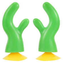 3Pares Chifres ABS Verde Para Capacete De Motocicleta