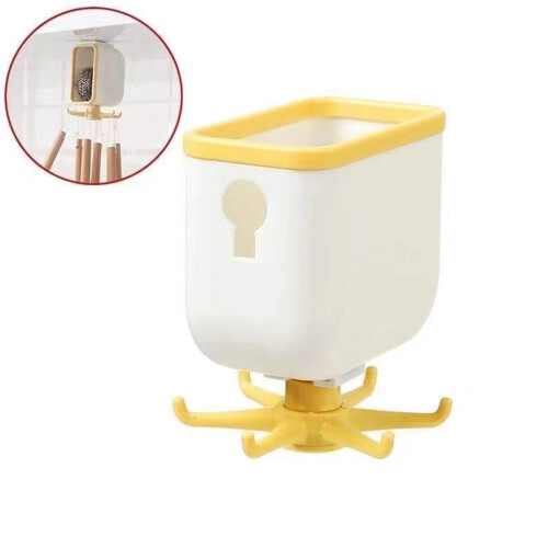 Multi-Purpose Hooks, Space-Efficient Kitchen Compost Bin for a Cleaner Living Space 1